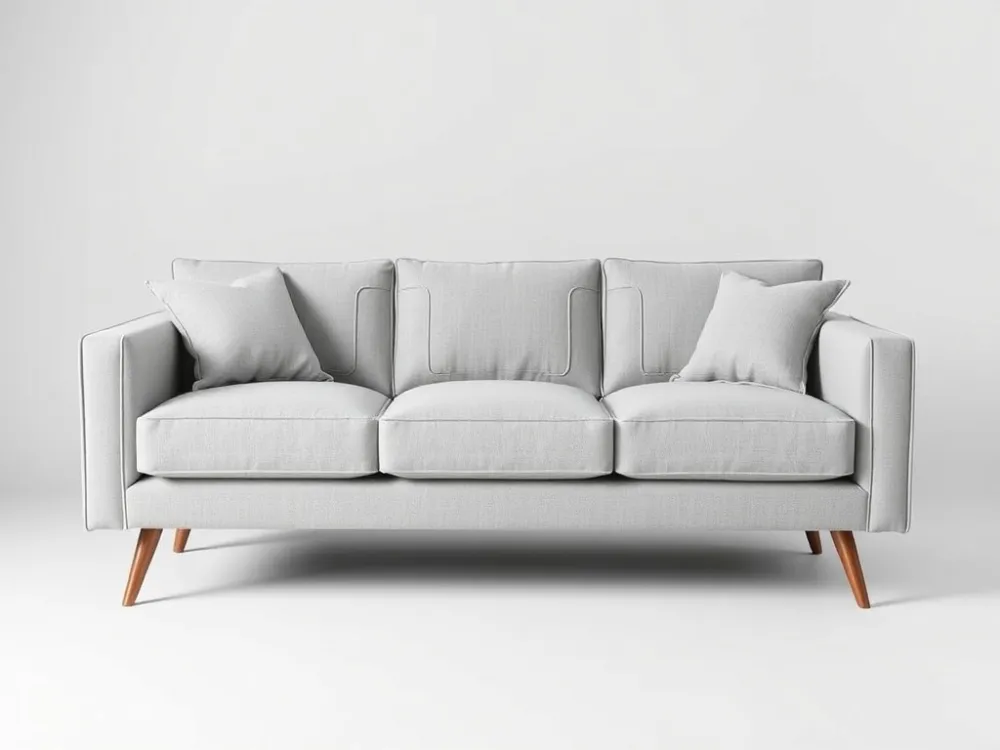 3-seater sofa, light grey — must go this week
