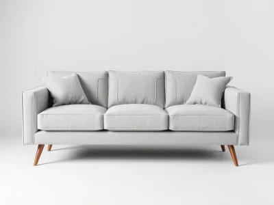 3-seater sofa, light grey — must go this week